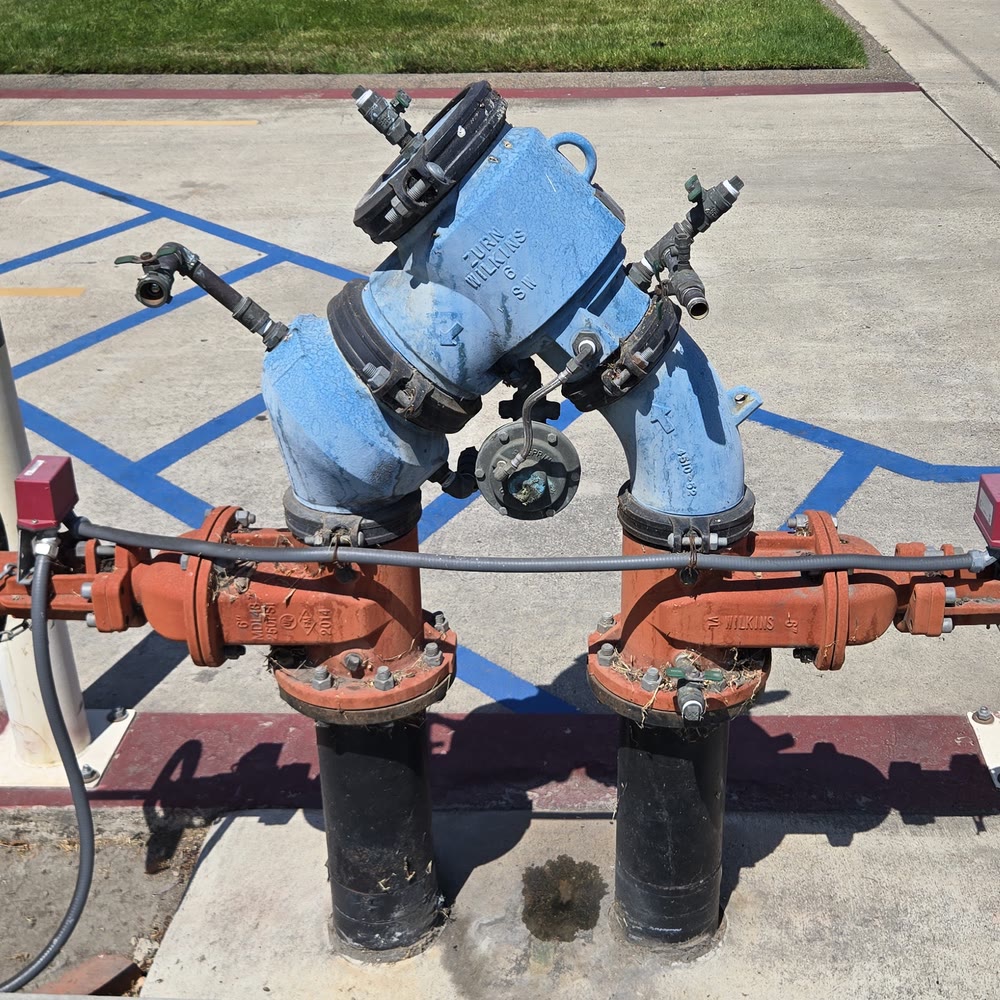 Backflow, a commercial preventer assembly.